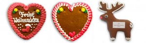Lebkuchen über Lebkuchenherzen bis hin zu Weihnachtslebkuchen